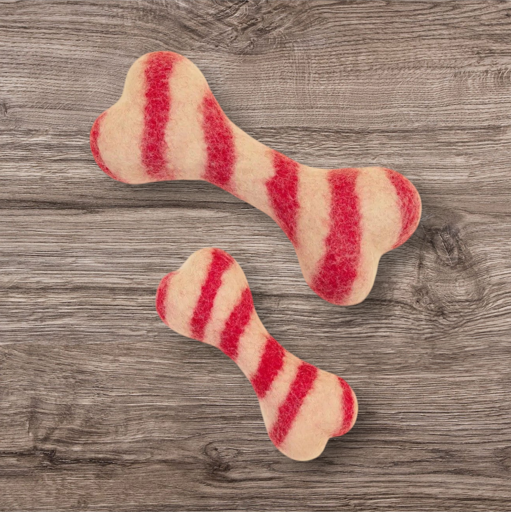 Printed Wool Bone Toy