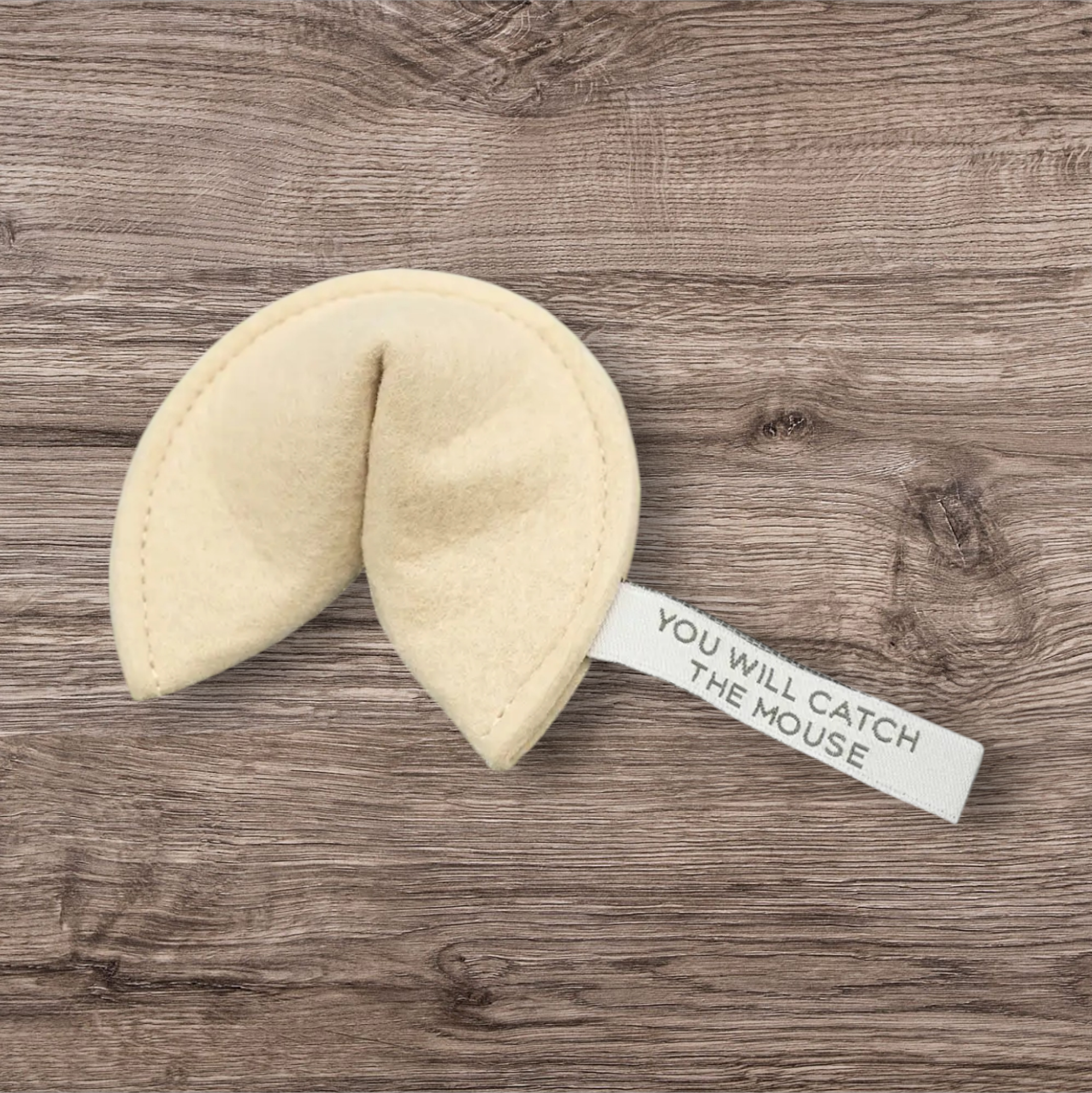 Wool fortune cookie for cats
