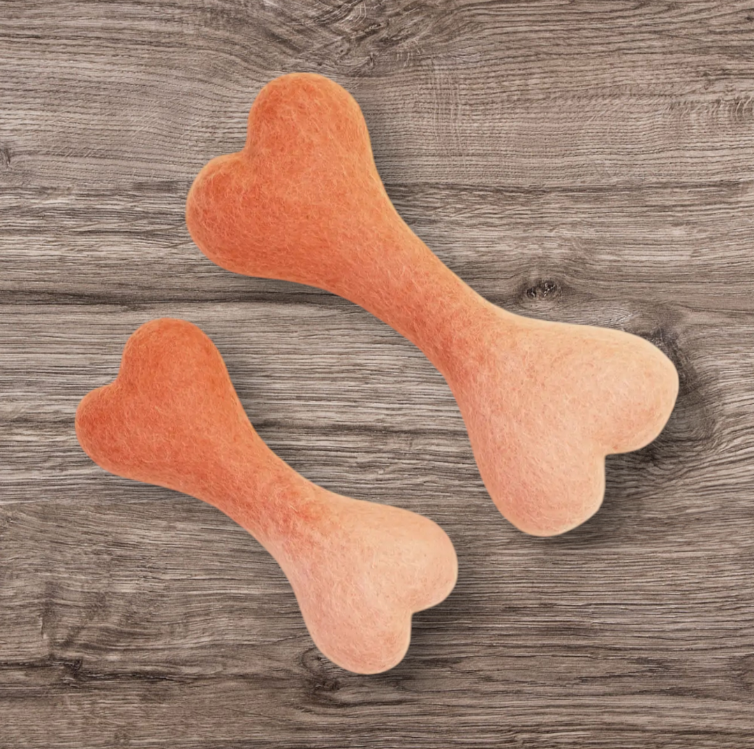 Ombre Wool Bone Toy