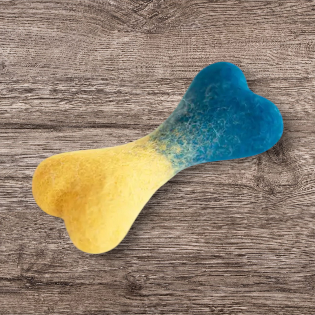 Ombre Wool Bone Toy