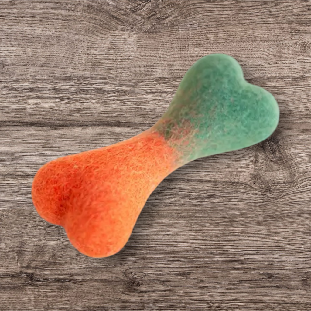 Ombre Wool Bone Toy